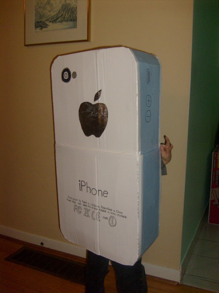 iPhone Halloween costume back